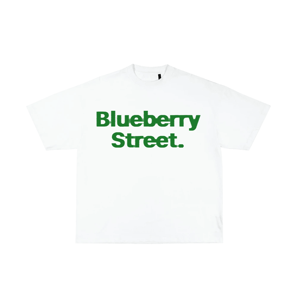BLUEBERRY SCRIPT WHITE / EGREEN